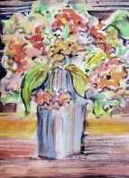 Batik Flower Vase